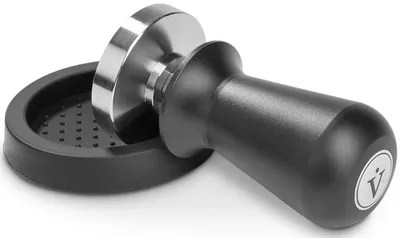 Barista-Tamper-Set 51 mm, Edelstahl, druckregelnd, inkl. Matte