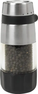 Obrázok produktu pre OXO OX1140700, Mlynček na korenie, Čierna, Nerezová oceľ, Akrylový, Nerezová oceľ, Keramický, 55,9 mm, 55,9 mm