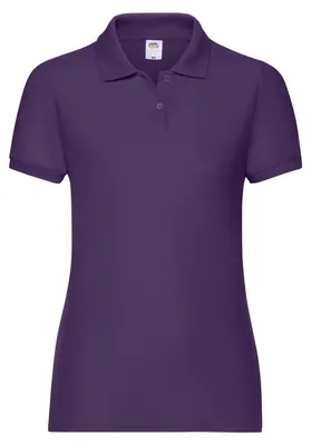 Produktbild von Fruit of the Loom - Poloshirt für Damen LT1865 (XS) (Violett)