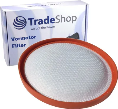 Produktbild von Vormotorfilter Motorschutzfilter Filter 12,5cm ersetzt Dirtdevil / Vax 2991001 1-1-131167-00 1-7-131402-00 1113116700 1713140200 für Dirt Devil Centrino + Plus CC2 Cleancontrol 2 3.0 3.1 Deluxe Cleancontrol R