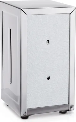 Produktbild von Serviettenspender / Serviettenhalter, Edelstahl, für 33x33 Servietten, 1/8 Falzung