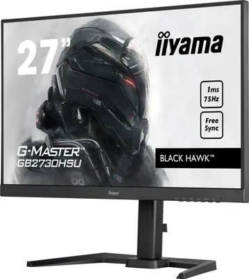 Produktbild von iiyama G-MASTER GB2730HSU-B5, 68,6 cm (27"), 1920 x 1080 Pixel, Full HD, LED, 1 ms, Schwarz