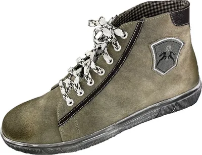 Produktbild von MADDOX Herren Trachten Leder Schuhe Hohe Sneaker "Marinus" | Stein  Größe (EU): 44
