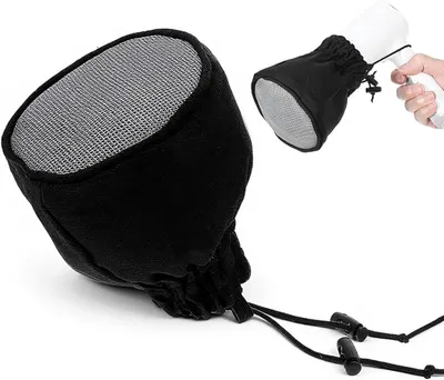Produktbild von Föhndiffusor für lockiges Haar, schwarz, faltbar, Hitzebeständiges Nylon und Baumwolle