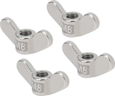 Produktbild von 10Pcs M8 Flügelmutter Schmetterlingsmuttern 304 Edelstahl Befestigungselement Hardware-Zubehör