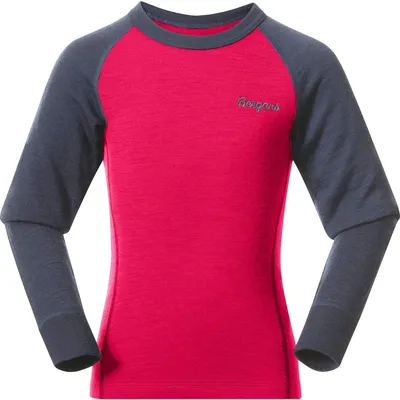Produktbild von Bergans Kinder Sportunterwäsche Inner:dual Merino Long Sleeve Pink 92