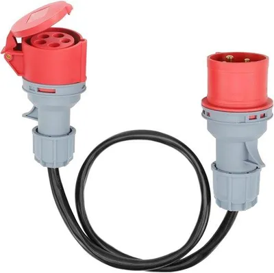 Obrázek produktu pro Síťový adaptér 32 A na 16 A – síťový kabel 5×2,5 mm² – 16 A, 415 V – 100 cm