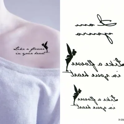 Produktbild von Temporäres Tattoo kleine Fee Elfe