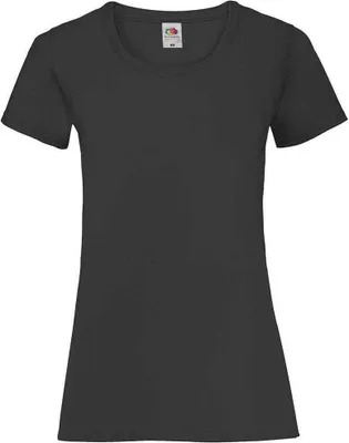 Image de Fruit of the Loom - "Valueweight" T-Shirt für Damen RW9421 (38 DE) (Schwarz)