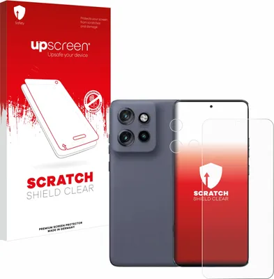 Produktbild von upscreen Schutzfolie für Motorola Edge 50 Neo (Display+Kamera) Displayschutz Displayschutzfolie Folie Klar Transparent