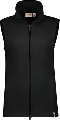 Produktbild von HAKRO Damen Fleeceweste ECO 247, schwarz, 3XL