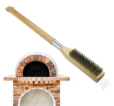 Obrázek produktu pro Kartáč na gril z nerezové oceli s dlouhou rukojetí