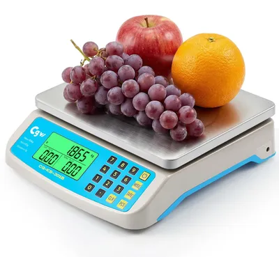 Digitale Küchenwaage 30 kg/1 g, Edelstahl, Preisberechnung, LCD