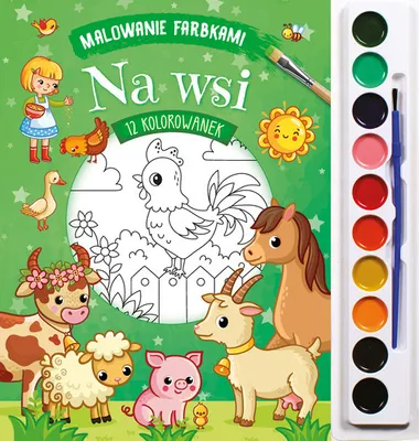Produktbild von Malen mit Farben. Auf dem Lande (Malbuch für Kinder)