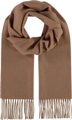 Produktbild von FRAAS Schal Wool Scarf with Fringes Camel braun