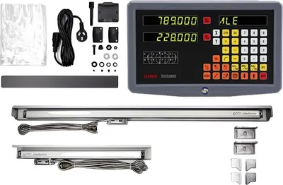 Obrázok produktu pre Digitálny odčítací systém DRO-Kit, meranie v 2 osiach, vysoká presnosť, DRO-2PCS KA300