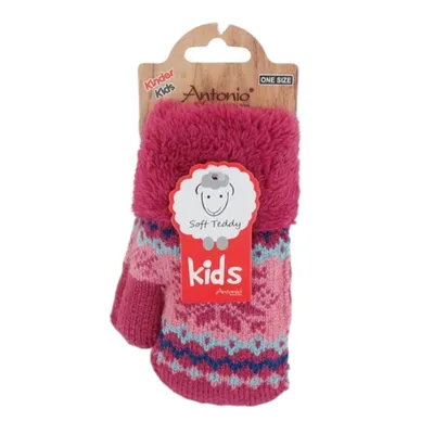 pinke Kinder Fäustlinge
