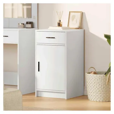 Produktbild von Sideboard mit Schublade in Weiß 40 x 40,5 x 75 cm aus Holzwerkstoff