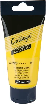 Produktbild von Schmincke College Acrylic - Gelb 75 ml - 33 220 013