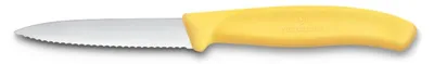 Produktbild von Victorinox Schälmesser gelb gezahnt 8cm