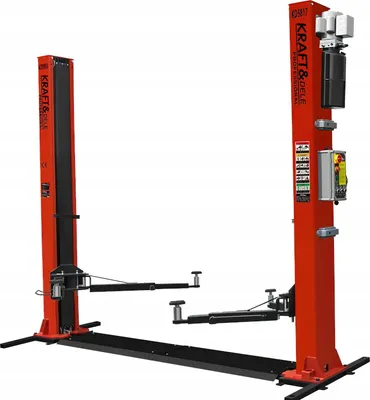 Zdjęcie produktu dla Hydrauliczna podnośnik samochodowy dwukolumnowy, automatyczny, 400 V, 2,2 kW, model KD5817