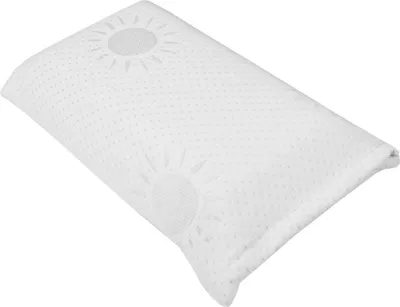 Produktbild von Nackenkissen 42x23 cm – Memory Foam Nackenrolle mit abnehmbarem Bezug, waschbar, ergonomisch, für Kopf und Nacken