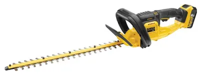DEWALT Akku-Heckenschere 18V DCM563P1 550mm mit 5,0Ah Akku und Ladegerät
