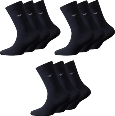 Produktbild von Tom Tailor Basic Kinder-Strümpfe 9erPack 9203 dunkel-blau KidsSocken Mehrfachpack 23-38, SockSizes:27-30