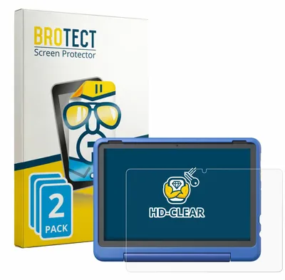 Produktbild von 2x Für Amazon Fire HD 10 Kids Pro 2023 Schutzfolie BROTECT Displayschutz Display Schutz Folie Klar Transparent