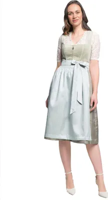 Produktbild von Spieth & Wensky Dirndl Doreen Lange-Dirndl Kleid 2-teiliges Trachtenkleid, Farbe:Mintgrün, Größe:38/M