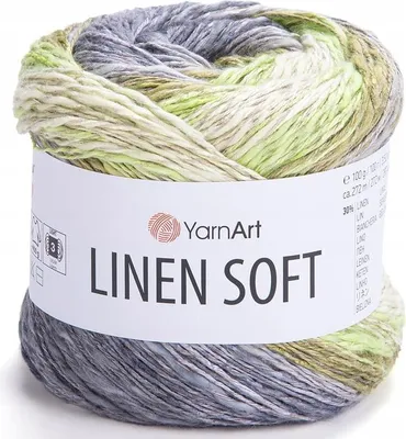 Zdjęcie produktu dla Włóczka YarnArt Linen Soft / 100 g / len wiskoza bawełna / 7414 / mix