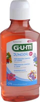 Produktbild von GUM Junior, 300 ml, Erdbeere, Flasche, Alkohol, 1 Stück(e)