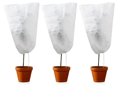 Produktbild von Pflanzenschutzhaube, 3er Set, Winterschutz für Pflanzen (60x80 cm)