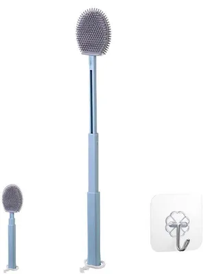 Produktbild von Silikon-Toilettenbürste, selbstklebend, ausziehbar, Bad