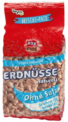 Produktbild von XOX Erdnüsse naturell 900g
