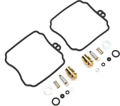 Immagine prodotto di 2 set di kit di ricostruzione del carburatore, revisione del carburatore, riparazione, adatto per Yamaha XVS650AH/XVS650AN/XVS650H/XVS650N