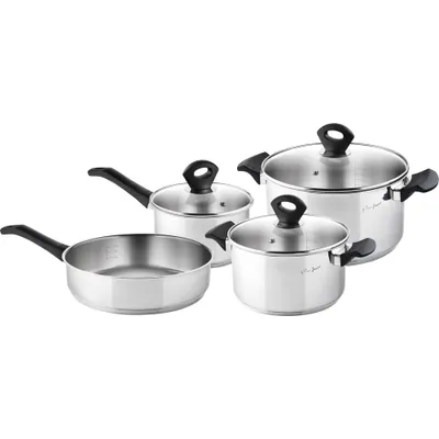 Obrázek produktu pro LAMART LT1110 Nádobí set 7ks, nerez / sklo, objem: 1,6l / 3,2l / 5,6l / 2,4l