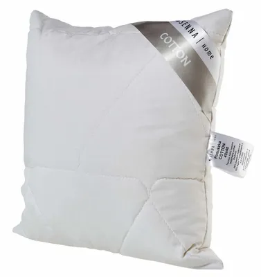 Zdjęcie produktu dla Poduszka do spania 40x40 COTTON Senna Home regulowana, naturalna, bawełna, perkal, dla alergików