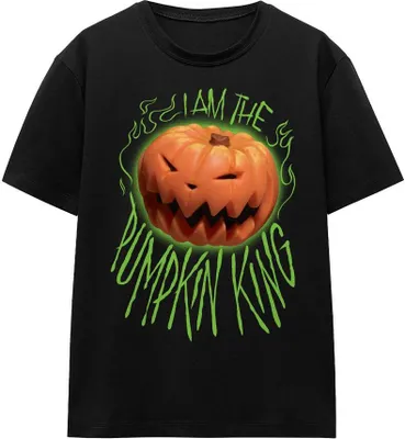 Immagine prodotto di The Nightmare Before Christmas - Maglietta "I Am The Pumpkin King" per uomo/donna Unisex TV17347 (M) (Nero)