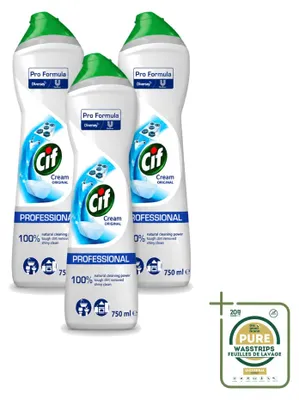 Produktbild von 3 x Cif Scheuermilch Original 750 ml - Vorratspackung - 3 Stücke