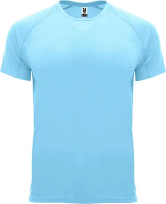 Immagine prodotto di Roly Sport CA0407 | T-shirt Bahrain con maniche raglan - Colore: Sky Blue 10 - Taglia: XL