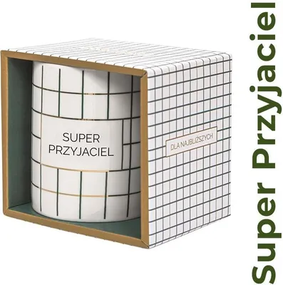 Zdjęcie produktu dla Kubek prezentowy Super Przyjaciel - Be-Happy Gifts