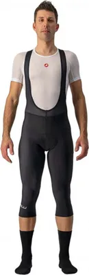 Obrázok produktu pre castelli Entrata Thermal 3/4 nohavice - pánske, elastické, laclové, čierne - veľkosť XL