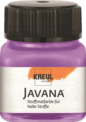 Produktbild von KREUL Javana Stoffmalfarbe für helle Stoffe Flieder 20 ml