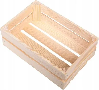 Produktbild von Famanu Holzbox - Unbehandelt, 40 x 28 x 15 cm