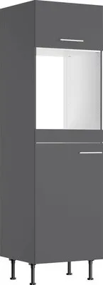 Produktbild von Optifit Backofen/Kühlumbauschrank für 88er Einbaukühlschrank Ingvar420 BxTxH 60 x 58,4 x 211,8 cm anthrazit matt zerlegt