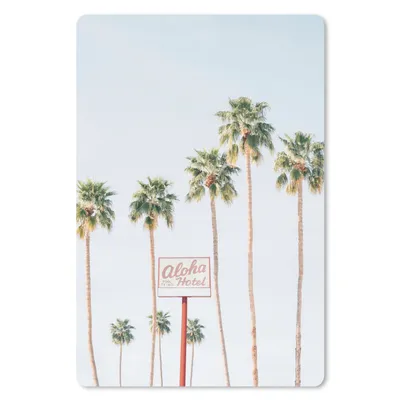 Produktbild von MuchoWow® Mauspad Mousepad Palmen - Sommer - Natur - Himmel 40x60 cm - Mousepads - Maus Mat - Pad - Mausunterlage - Schreibtisch Accesoire