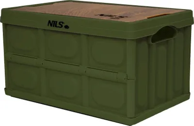 Image de Boîte de camping pliable avec couvercle - 9 L, compacte et légère