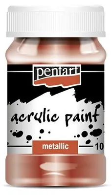 Produktbild von Pentart Metallic-Acrylfarbe 100 ml - Bronze