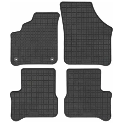 Produktbild von für Seat Mii electric ab 09/2019 Passform Fußmatten PETEX Gummimatten 4-teilig schwarz Allwettermatten Gummifußmatten